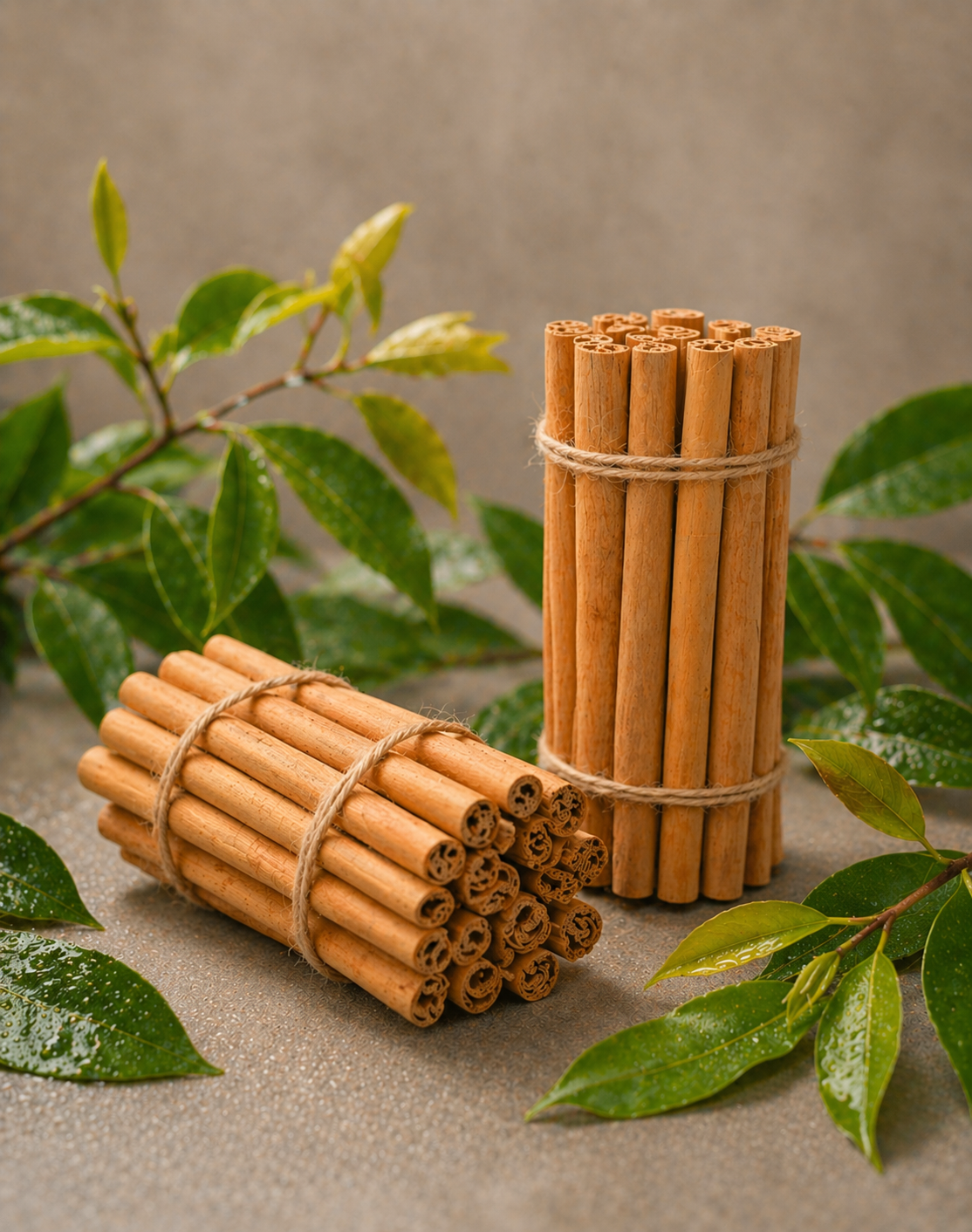 C5 grade Ceylon cinnamon sticks offering an excellent balance of flavor and thickness